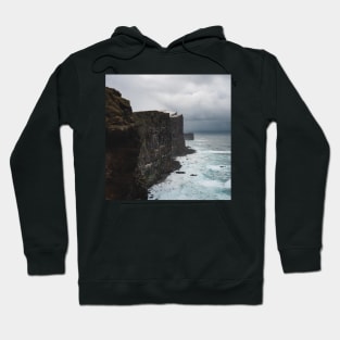 Stunning Latrabjarg Cliffs in Westfjords Iceland Hoodie